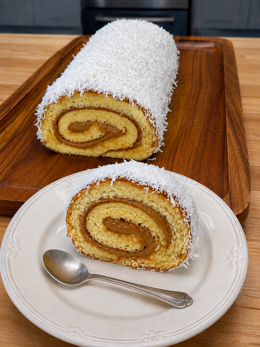 Pionono de Manjar Blanco y Coco