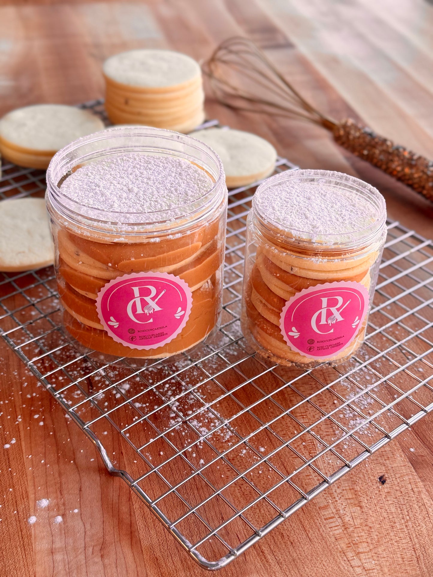 Alfajor de Pecanas y Manjar de Lucuma