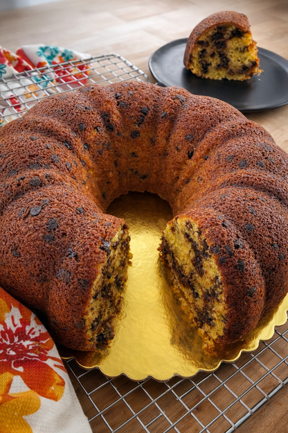 🍊 Cake de Naranja con Chispas de Chocolate (10 inch)