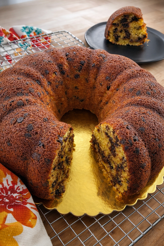 🍊 Cake de Naranja con Chispas de Chocolate (10 inch)