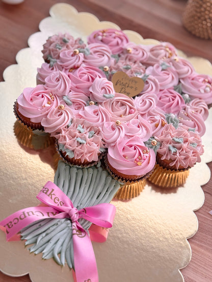 Ramo de flores de cupcakes para el Día de la Madre 💐