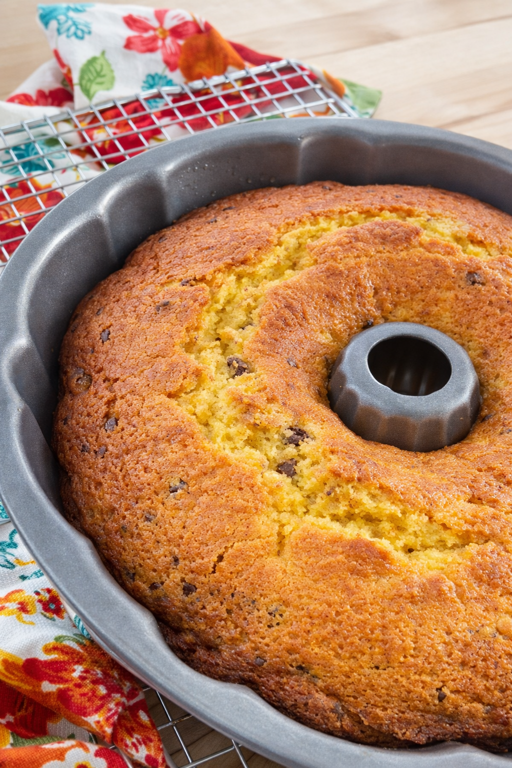 🍊 Cake de Naranja con Chispas de Chocolate (10 inch)